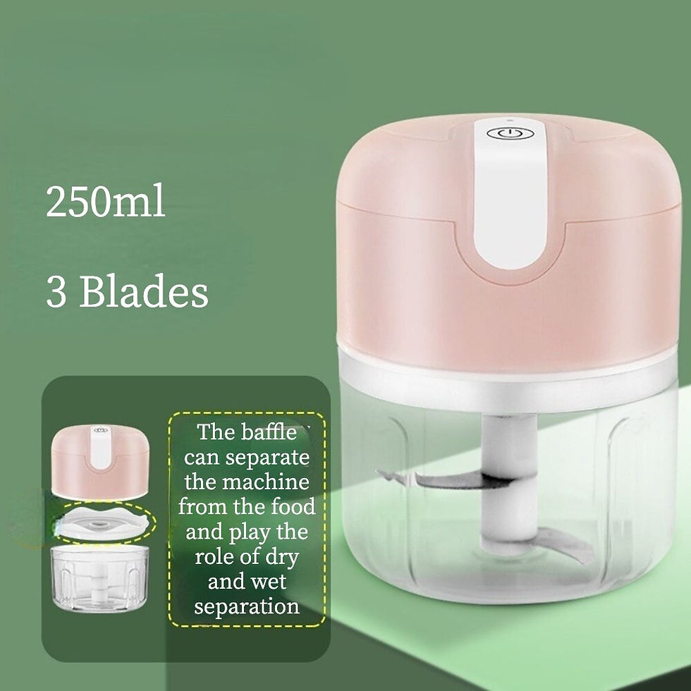 Thumbnail: Electric Garlic Masher Portable Chopper Multi Function Meat Grinder Masher Mach