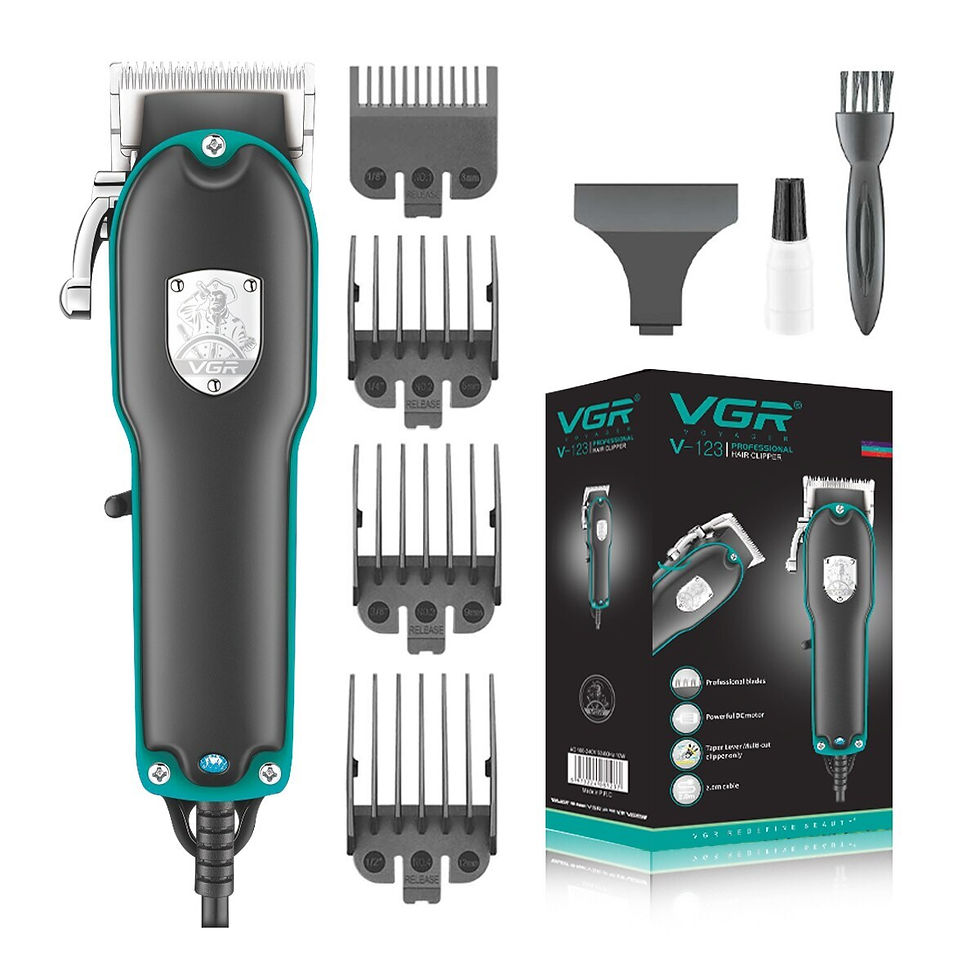 Thumbnail: VGR Hair Clipper Professional Hair Cutting Machine Electric Wired Hair Clipper 