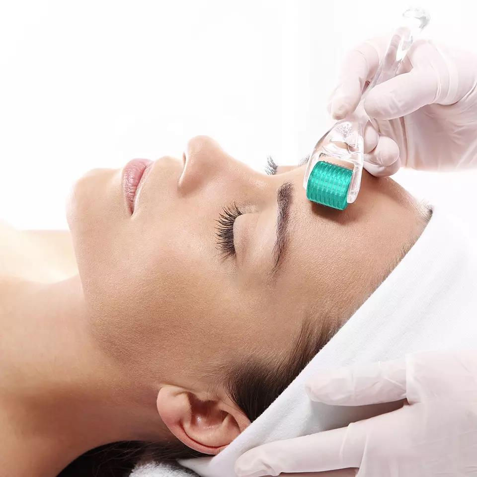 Thumbnail: Derma Roller Real Needle 192 Stainless Steel Microneedling Roller for Glowing S