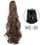 Thumbnail: LISI GIRL Synthetic Long Straight Vlaw Clip On Ponytail Hair Extensions Matural
