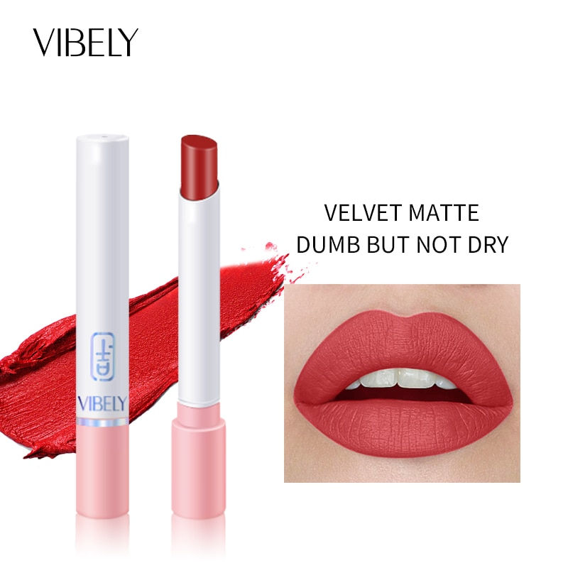 Thumbnail: VIBELY Cigarette Shape Lipstick Matte Waterproof Matt Long-lasting Smoke Tube L