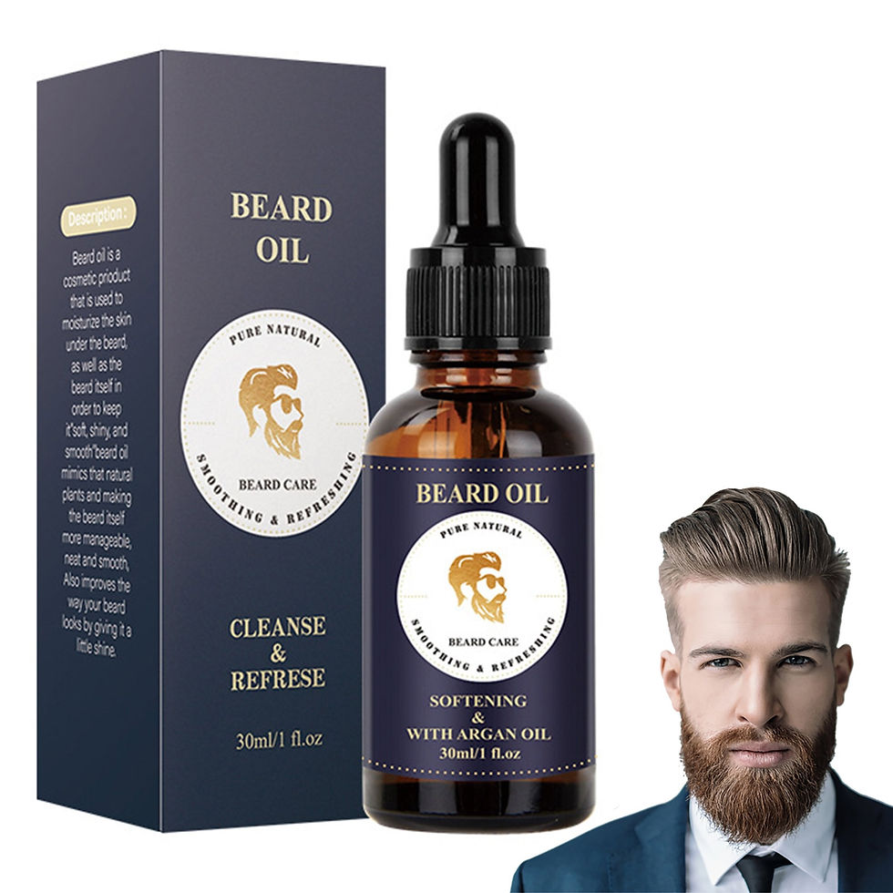 Thumbnail: New Beard Oil for Men Conditioner Provide Nourishment Enhance Natural Shine Sof