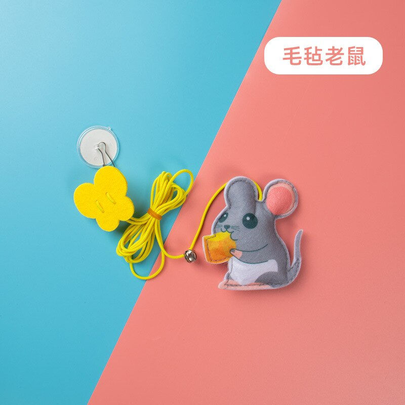 Thumbnail: Cat Toy Simulation Mouse Cat Scratch Rope Mouse Funny Kitten Interactive Toy Re