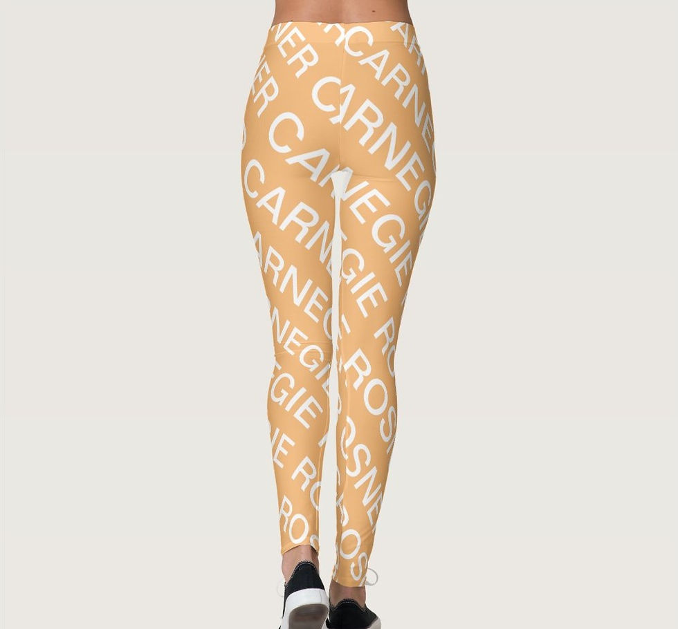 Miniatura: Rosner Carnegie SPORT® 1060-10 DESIGNER COUTURE LEGGINGS - PEACH