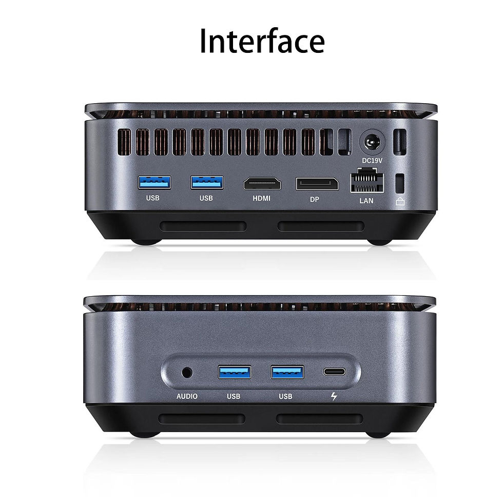 Thumbnail: Mini PC Intel 11th Core i5 i7 Gaming Desktop Computer 3x4K@60GHZ Output Build i