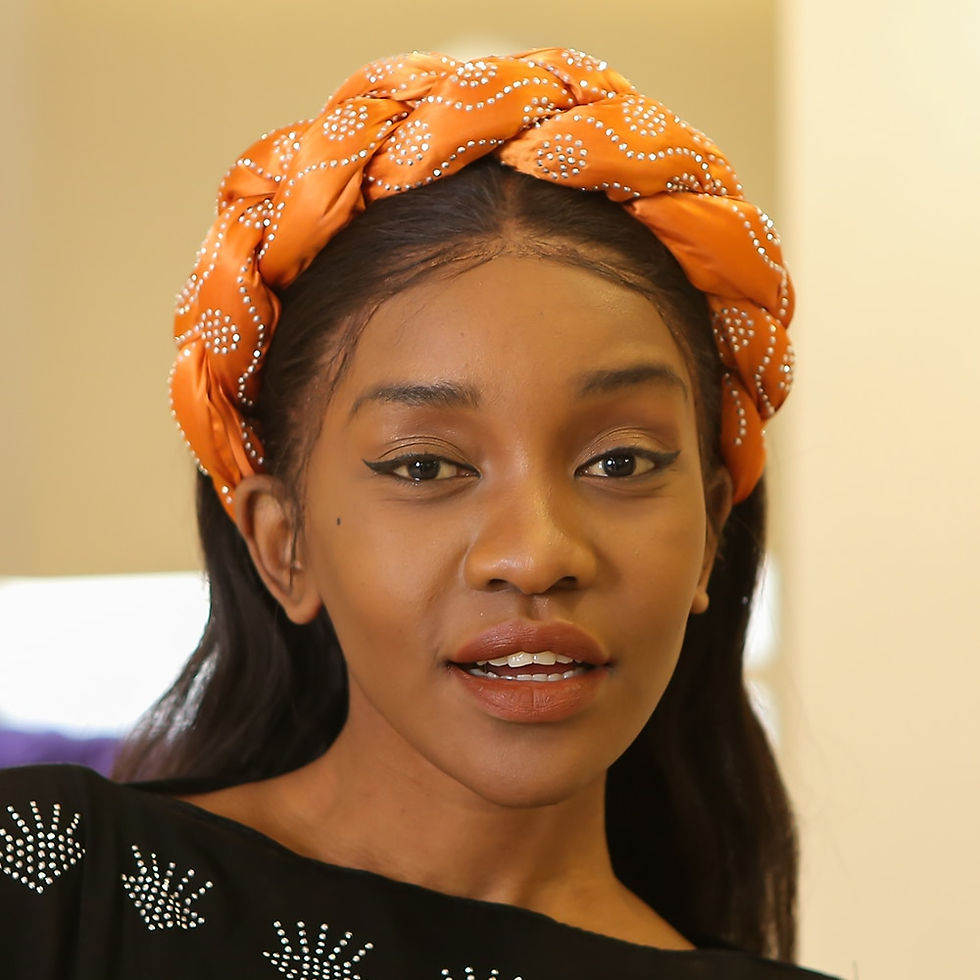 Thumbnail: 2022 Latest Exaggerated big satin twist braid Handmade African Cap Nigerian Wed