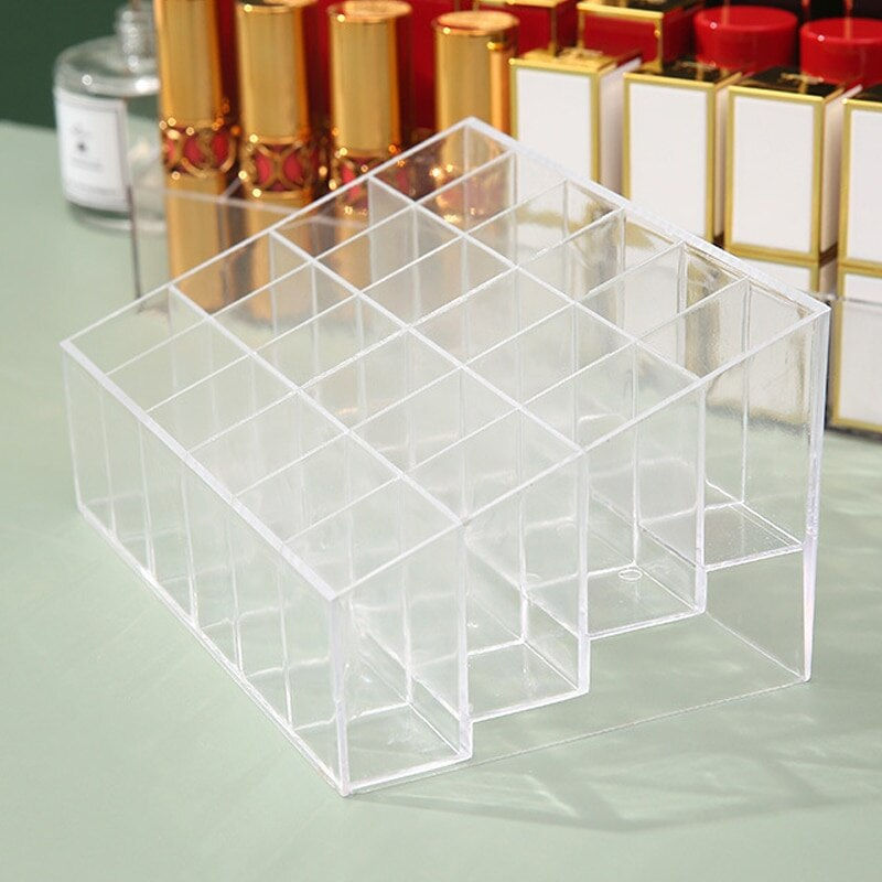 Thumbnail: 24 Grid Lipstick Holder Acrylic Cosmetics Storage Box Can Store And Sort Lipsti