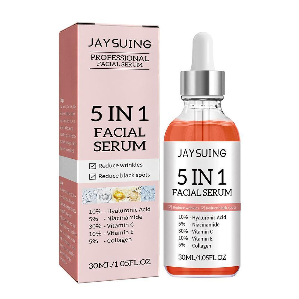 Thumbnail: 5 In 1 Face Serum Moisturizing Whitening Anti Wrinkle Aging Vitamin C Hyaluroni
