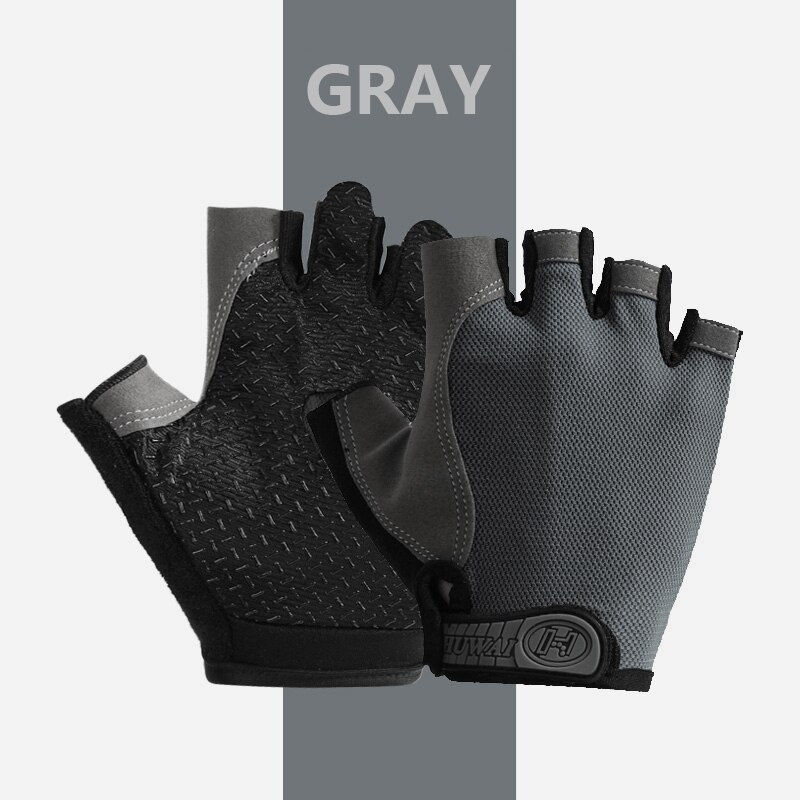 Thumbnail: Gym Fitness Gloves Women Men Half Finger Cycling Bicycle Motorcyclist Gloves We