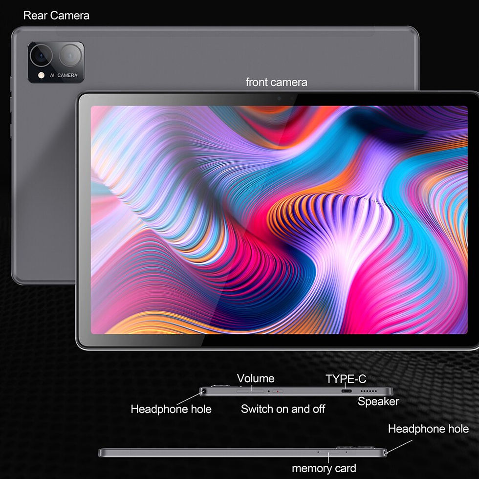 Thumbnail: Original P60 Tablet Pc 10.1 Inch 8GB RAM 256GB ROM Android 12 Ten Core 3G 4G LT