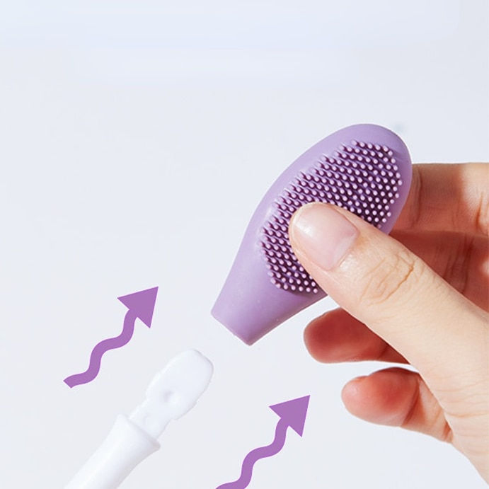 Thumbnail: Double Head Silicone Facial Mask Brush Facial Massage Cleaning Brushs DIY Mud F