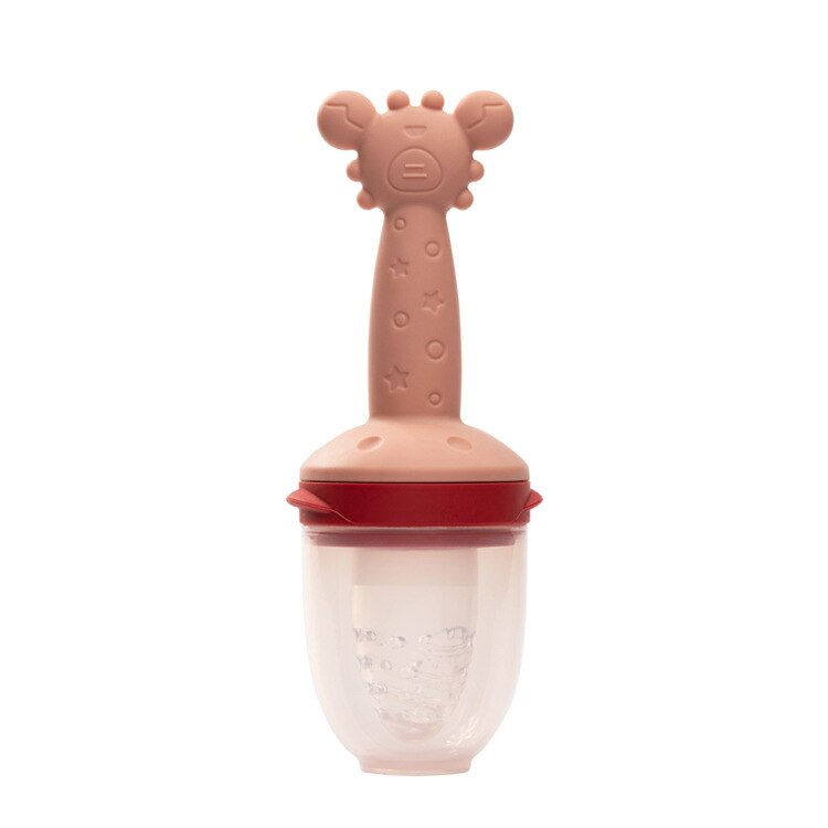 Thumbnail: Baby Food Feeder Silicone Teether Fresh Fruit Feeder Training to Eat Grinding S