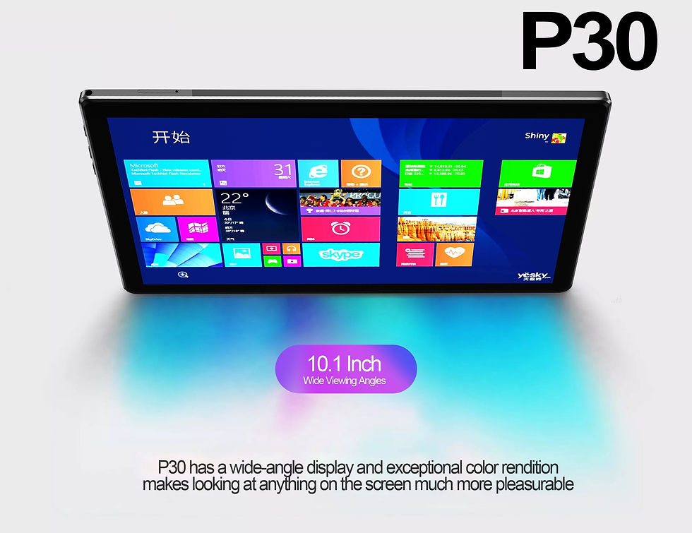 Thumbnail: P30 New 10.1 Inch Android Tablet Octa Core 8GB RAM 256GB ROM Google 4G Network 