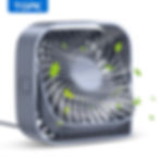 Thumbnail: TOPK USB Desk Fan Strong Airflow & Quiet Operation 3 Speed Wind Mini Table Fan 