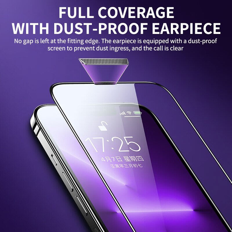 Thumbnail: With Installation Box Full Cover Screen Protector For iPhone 11 12 13 14 PRO MA