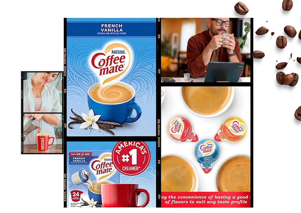 Thumbnail: Coffee mate Coffee creamer French Vanilla liquid creamer. (100 ct). Non Dairy, 