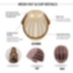 Thumbnail: HAIRCUBE Brown Mixed Blonde Synthetic Wigs with Bang Long Natural Wavy Hair Wig