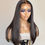Thumbnail: Transparent Human Hair Wigs On Sale Clearance Straight 13x4 Lace Front Wig Huma