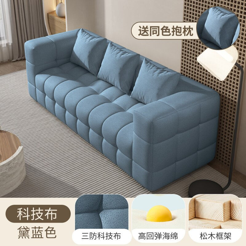Miniaturbild: Kids Nordic Puff Living Room Sofa Modern Bedroom Loveseat Living Room Sofa Euro