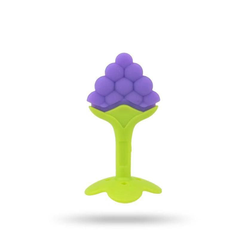 Thumbnail: Fruits Shape Baby Chewing Teether Toys Safe BPA Free Silicone Teething Chew Den