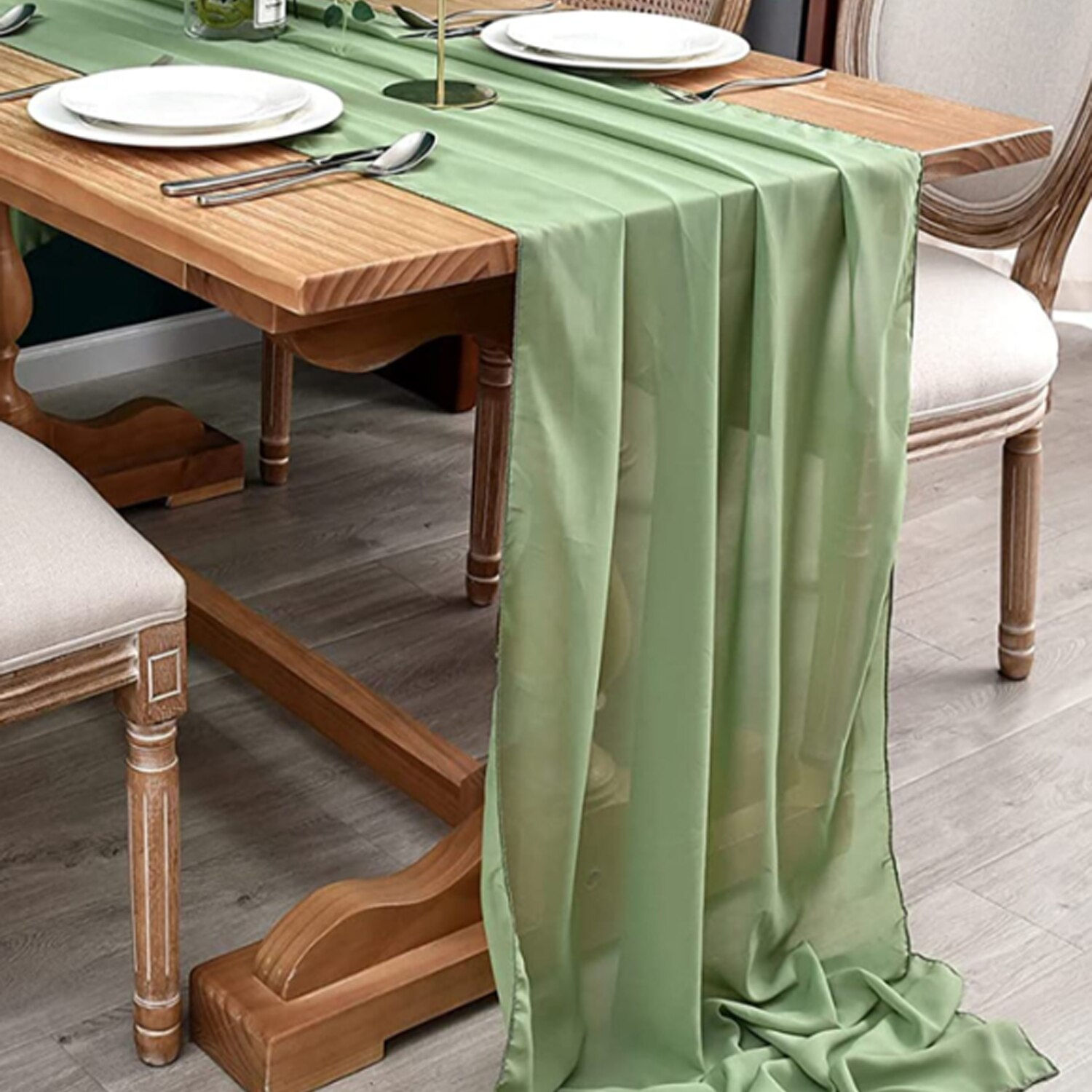 Chiffon Table Flag Wedding Birthday Party Bride Shower Outdoor Decorative Table