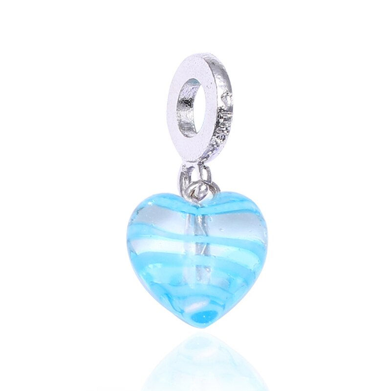 Thumbnail: 2Pcs/lot Special Offer Light Blue Turtle Fish Charm Beads Fit Original Brand Br