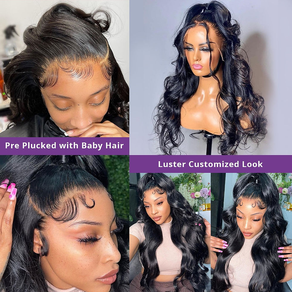 Thumbnail: 30 40 Inch 13x4 13x6 Hd 360 Full Lace Frontal Wig Body Wave Lace Front Wigs For