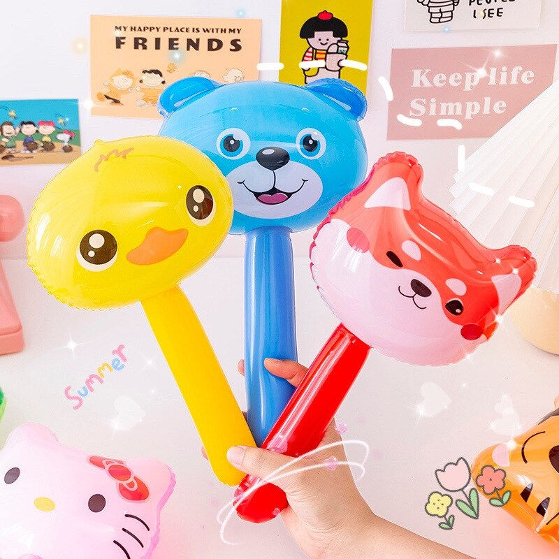 Thumbnail: Inflatable Hammer with Bell Air Hammer Baby Toys Kids Toys Party Supplies Infla