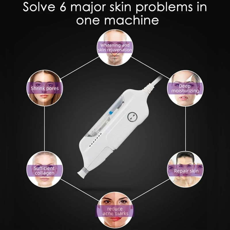 Non-invasive Microparticle Mesogun Machine EMS&Clips Deep Facial Care Device Sk