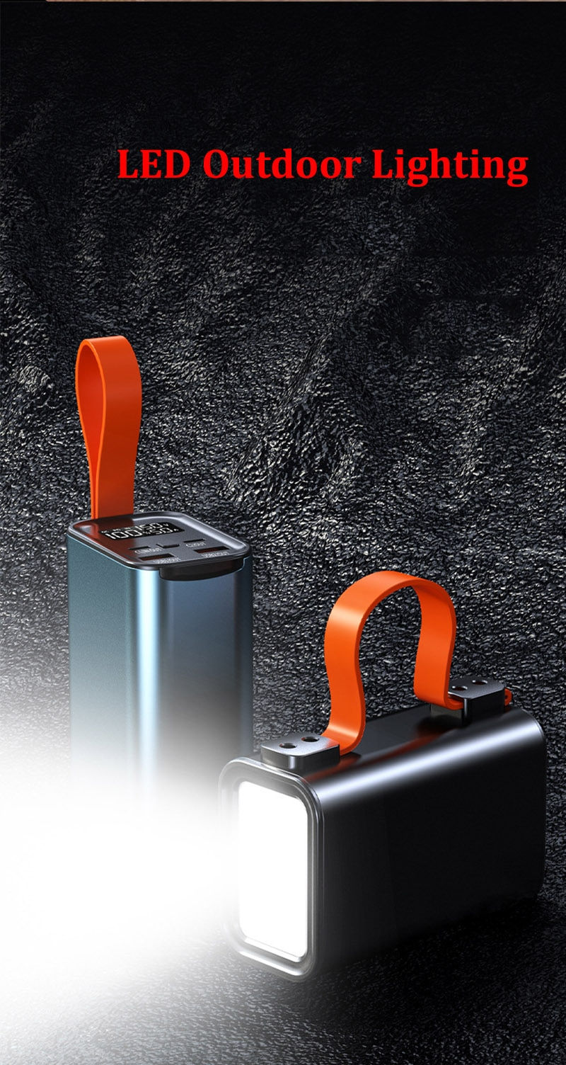Miniatura: Power Bank 30000mAh 100W Type C PD Two-Way Fast Charging Powerbank for 14 Lapto