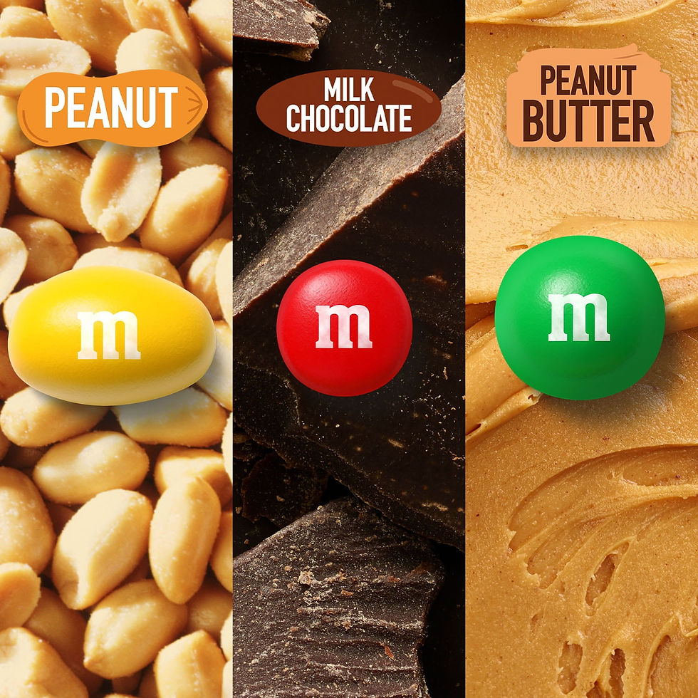 Thumbnail: M&M's Full Size Halloween Chocolate Candy Bars - 30.58oz/18ct Box