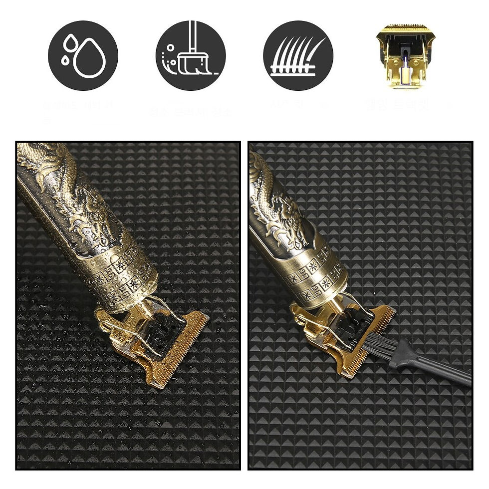 Thumbnail: T9 USB Electric Hair Clipper For Men Hair Cutting Machine Rechargeable Man Shav