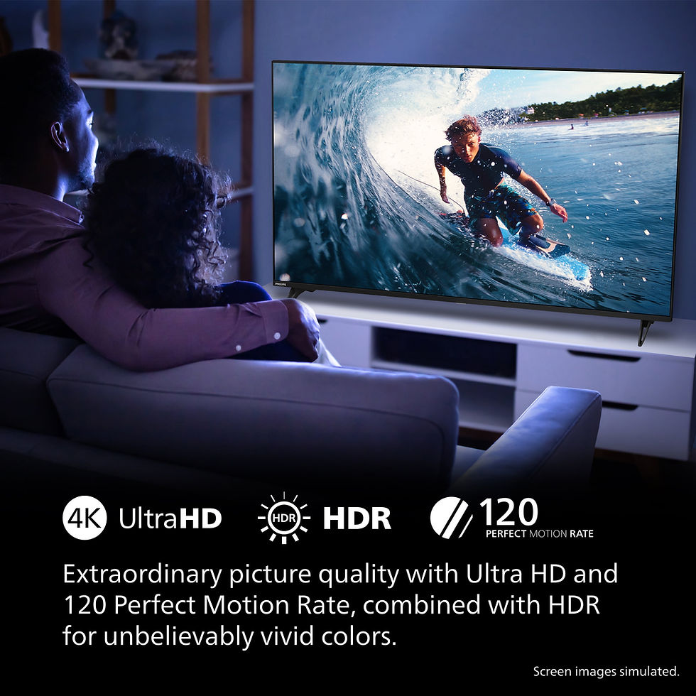 Thumbnail: Philips 50" Class 4K Ultra HD (2160p) Google Smart LED TV (50PUL7552/F7)