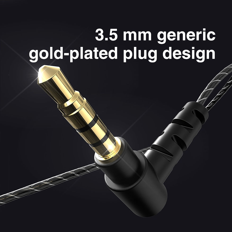 Thumbnail: New SK7 Wired Headphones In Ear Monitor Stereo Earbuds HiFi Earphone Game Bass 