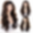 Thumbnail: Synthetic Wig Headband Long Body Wave Wigs for Women Glueless Natural Hair Blac