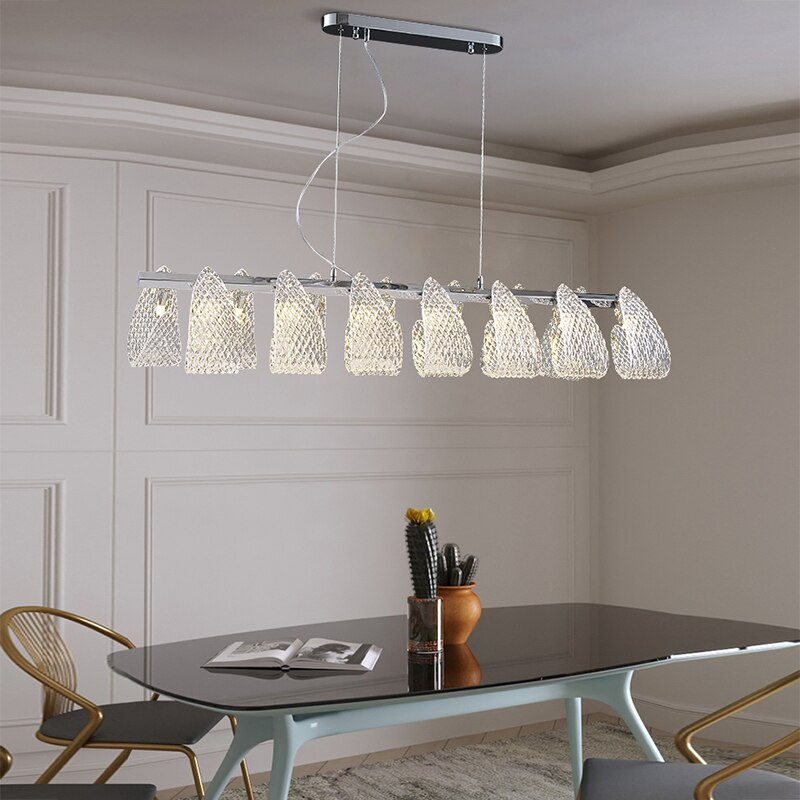 Thumbnail: Nordic Art Deco Lustre LED Hanging Lamp Lámparas Living Room Chandelier Lightin