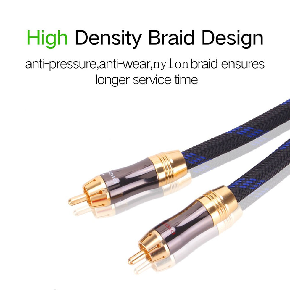 Thumbnail: KUYIOHIFI  HIFI  2 rca  Audio subwoofer Cable