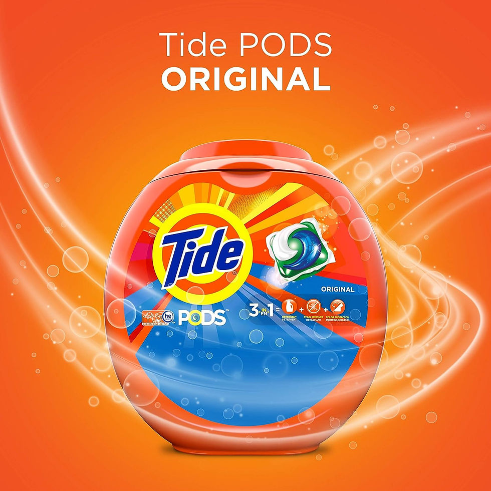 Thumbnail: Tide PODS Liquid Laundry Detergent Soap Pacs, HE Compatible, 42 Count, Powerful