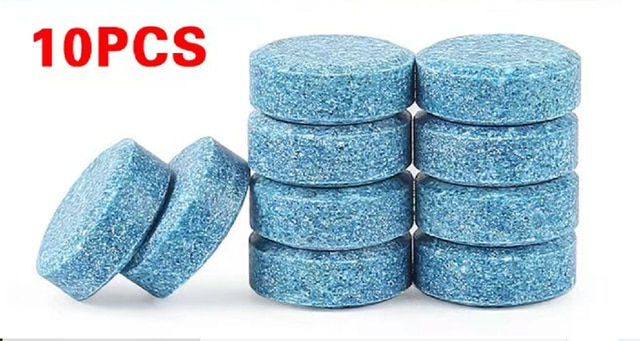 Thumbnail: 5/10/20/40/100Pcs Solid Cleaner Car Windscreen Wiper Effervescent Tablets Glass