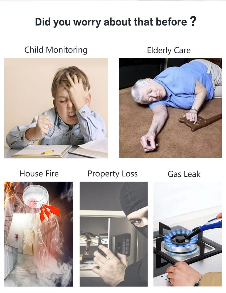 Thumbnail: PG-103 Home Security Alarm System Wifi GSM Alarm Intercom Remote Control Autodi