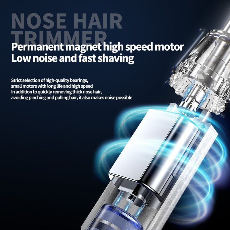 Thumbnail: Electric Shaving Nose Ear Trimmer Safe Face Care Rechargeable Nose Hair Trimmer