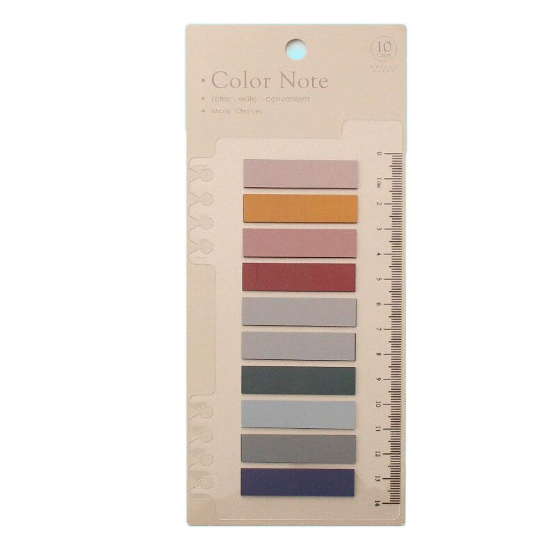 Thumbnail: 200 Sheets Colorful Sticky Notes Memo Pad Self Adhesive Label Index Tabs Bookma