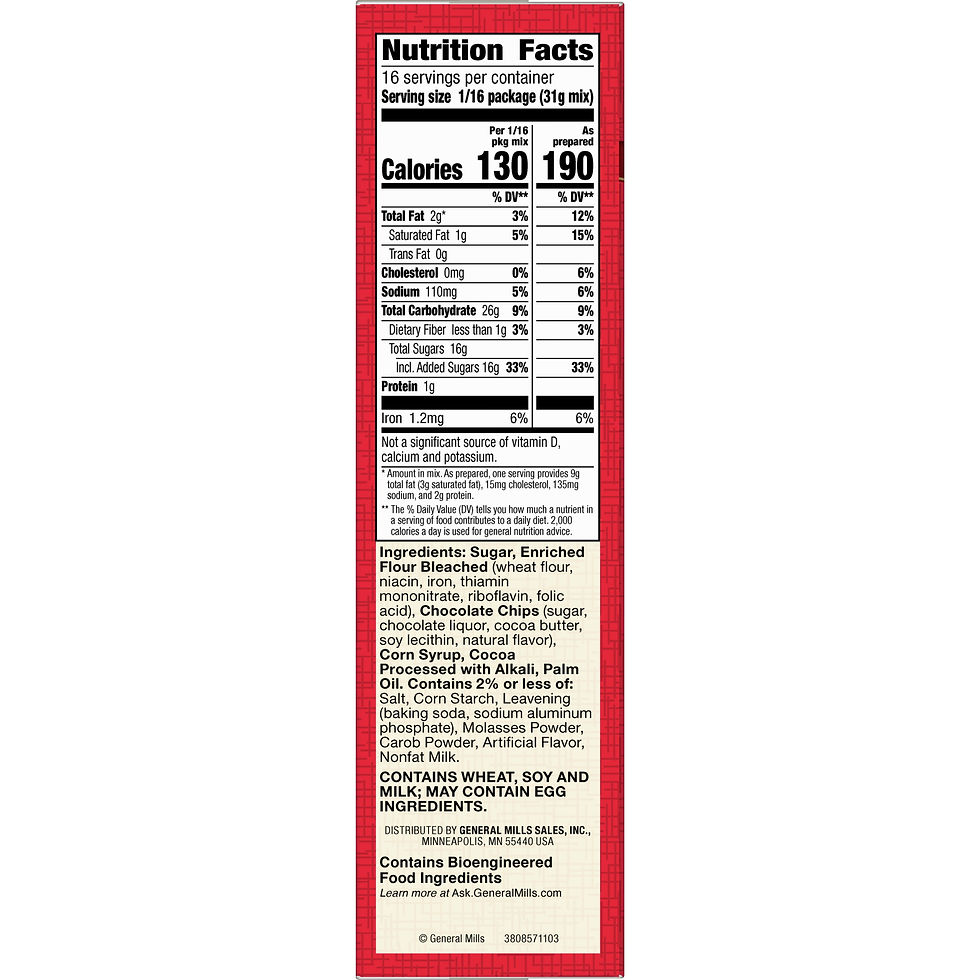 Thumbnail: Betty Crocker Delights Cookie Brownie Bar Mix, 17.4 oz.