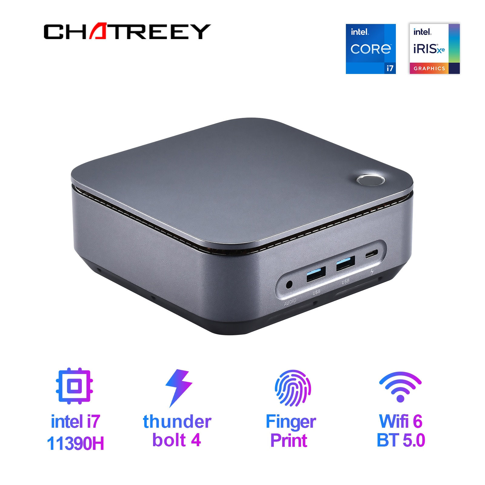 Mini PC Intel 11th Core i5 i7 Gaming Desktop Computer 3x4K@60GHZ Output Build i