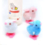 1PC Pet Cat Toys Plush Clockwork Chicken Toys Walking Hopping Cute Creative Fun