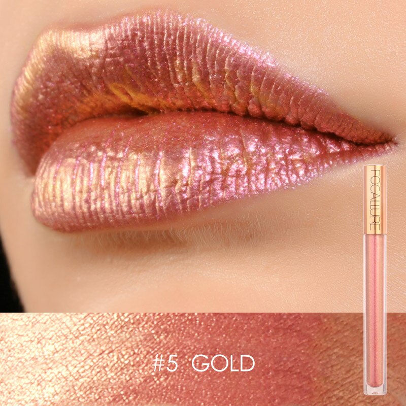 Thumbnail: FOCALLURE 12 Color Chameleon Shiny Lip Gloss Liquid  Matte Long Lasting Bright 