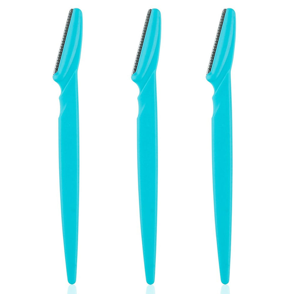 Thumbnail: 3/4/10Pcs Eyebrow Trimmer Blade Shaver Portable Face Razor Eye Brow Epilation H