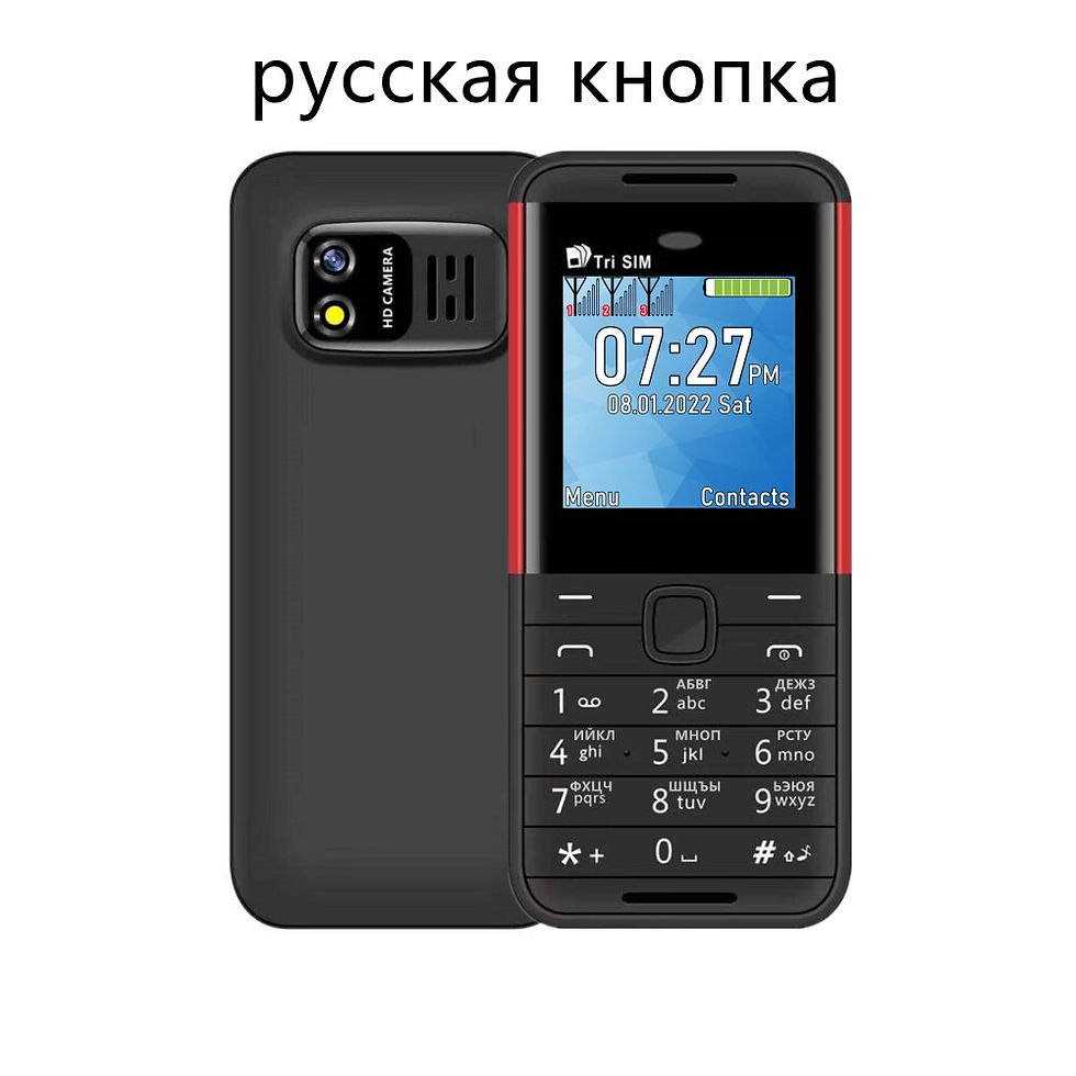Thumbnail: SERVO 3 SIM Card 3 Standby 1.3" Tiny Screen mini Mobile Phone Auto call recorde