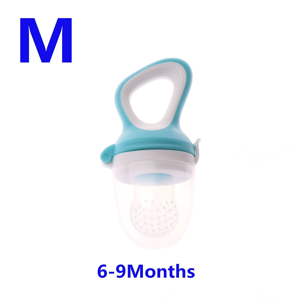 Thumbnail: Baby Feeder Silicone Fresh Food Nibbler Kids Boy Girl Bear Ear Fruit Feeding Sa