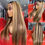 Miniaturbild: Highlight Blonde Brown Straight Lace Front Wig For Women Lace Closure Wig Pre P